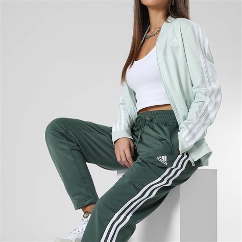 survetement adidas vert|survetement adidas femme.